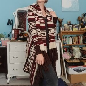 Forever 21 Boho Sweater Jacket size Medium
